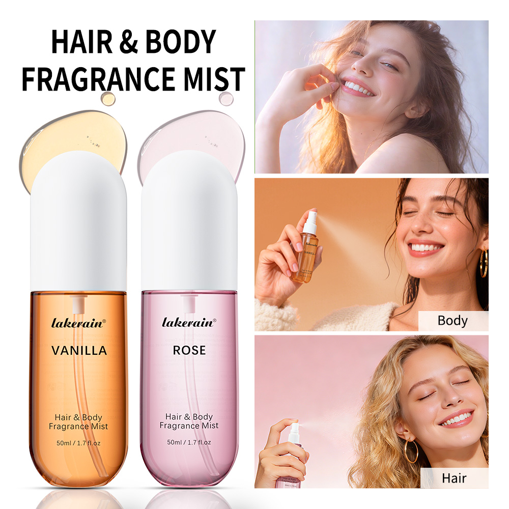 Fragrance Perfume For Hair - 50ml Vanilla Rose Fragrance Spray Hair