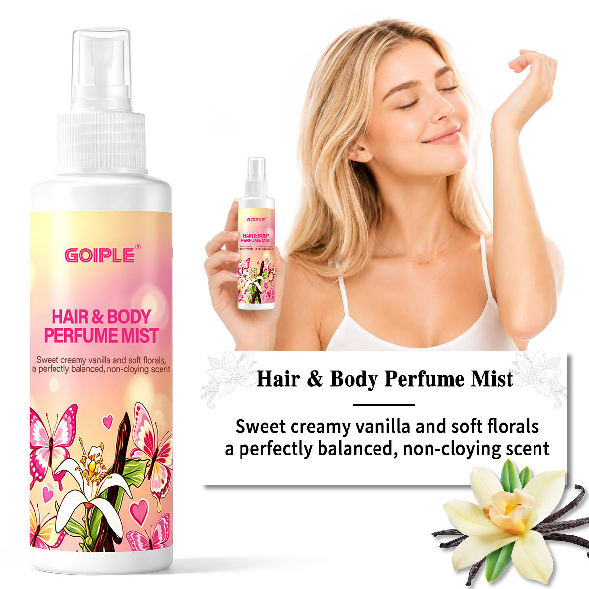 Hair & Body Perfume Mist Body  - огляд і ціна Fragrance Perfume For Hair