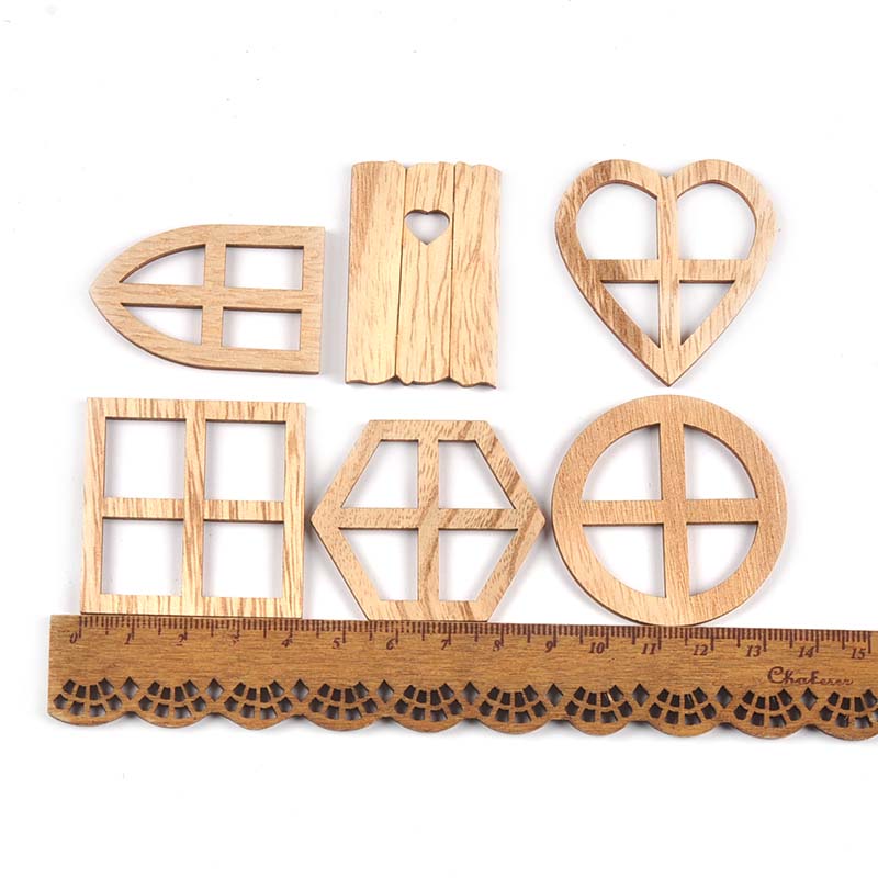 25Pcs 30-45mm Round/Heart/Hexa - огляд і ціна Oud Wood Chip