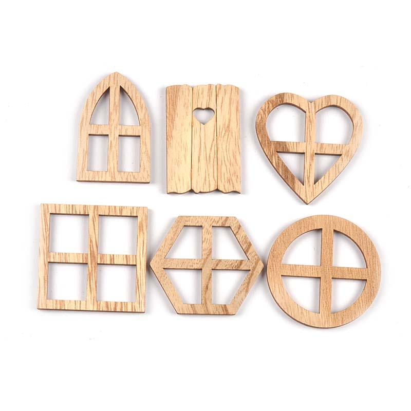 25Pcs 30-45mm Round/Heart/Hexa - огляд і ціна Oud Wood Chip