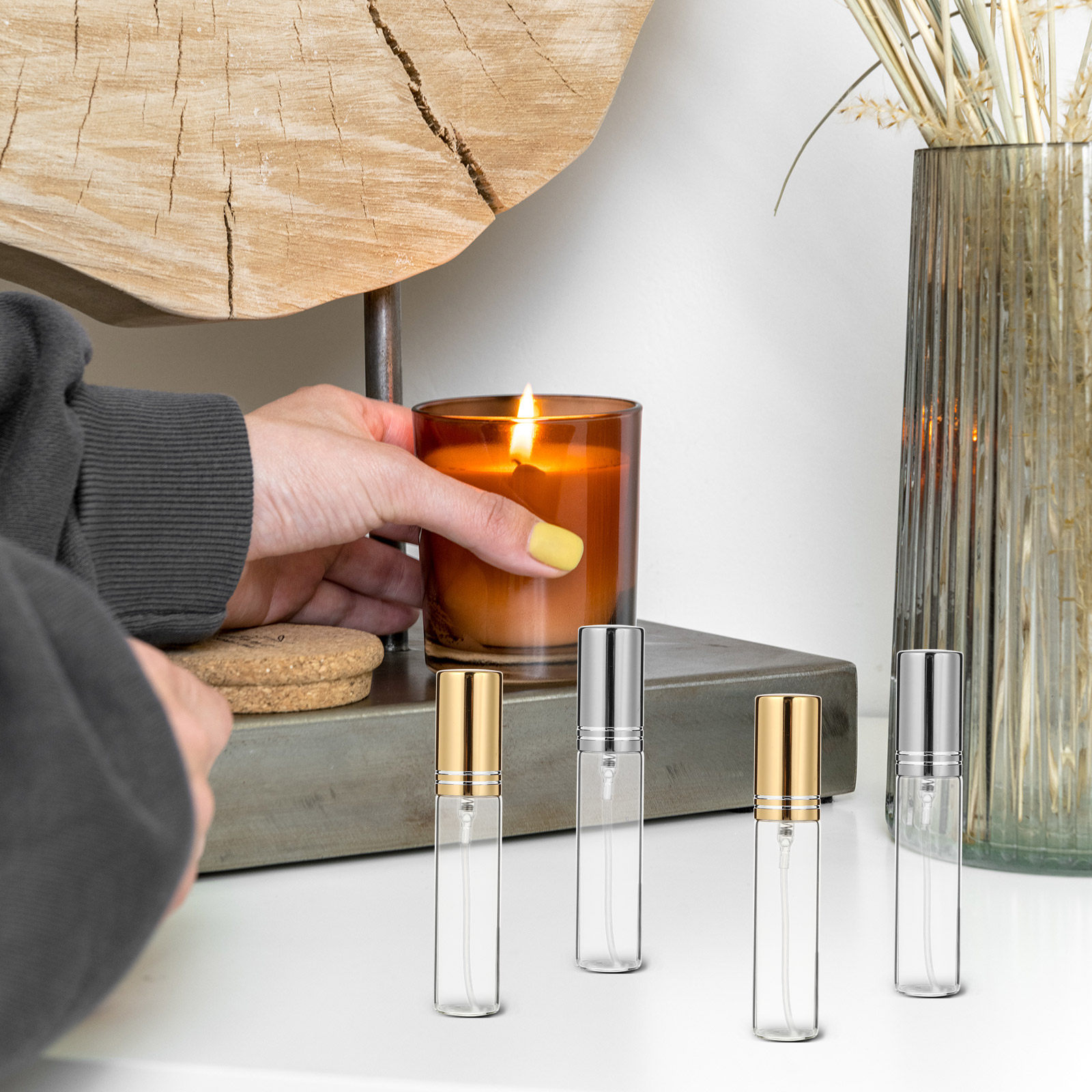 10Pcs High Quality Clear Glass - огляд і ціна Perfume Quality Fragrance Oils