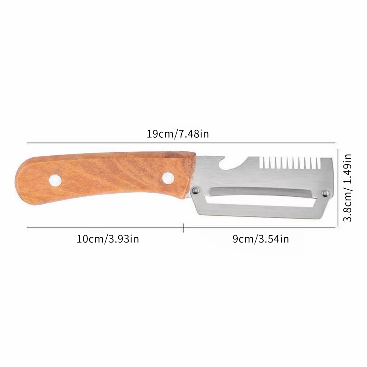 Stainless Steel Peeler With Wo - огляд і ціна Oud Wood Chip