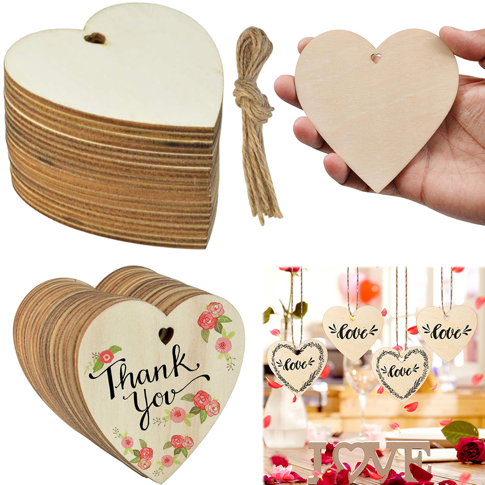 10/20/60Pcs Wood Heart Slices  - огляд і ціна Oud Wood Chip