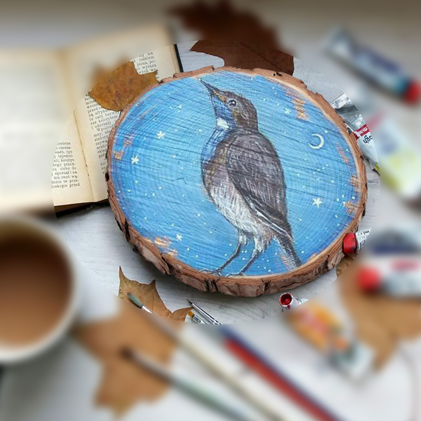12pcs Wood Slices  Thicken Pin - огляд і ціна Oud Wood Chip