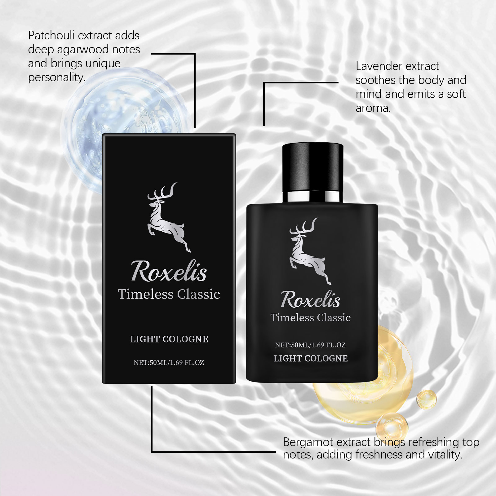 Roxelis Bergamot Perfume Class - огляд і ціна Fragrance Perfume For Hair