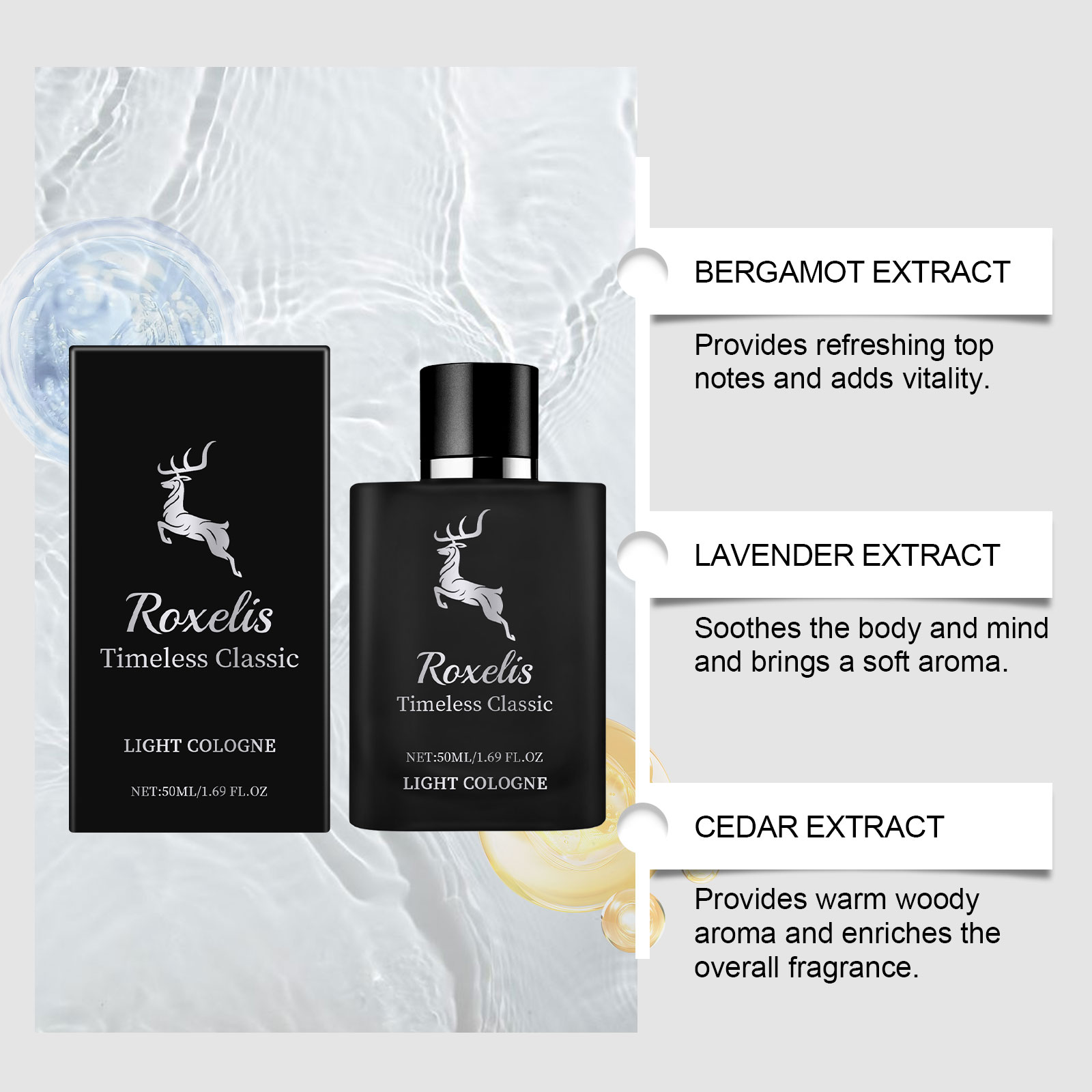 Roxelis Bergamot Perfume Class - огляд і ціна Fragrance Perfume For Hair