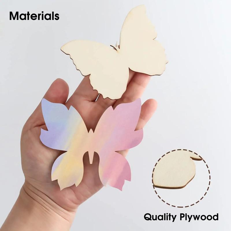 10pcs Wooden Butterfly Blank W - огляд і ціна Oud Wood Chip