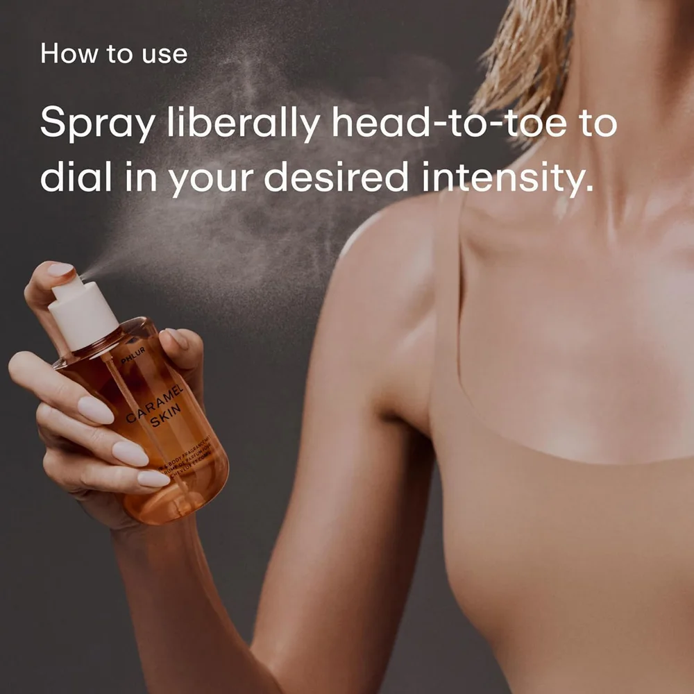 PHLUR Caramel Skin Hair & Body - огляд і ціна Fragrance Perfume For Hair