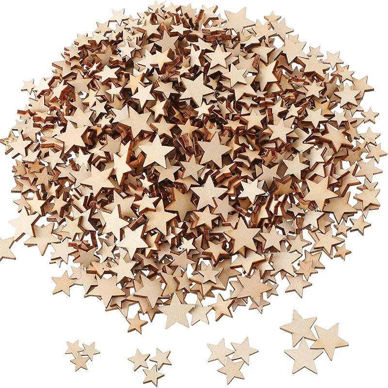 100-500Pcs Mini Wooden Stars B - огляд і ціна Oud Wood Chip