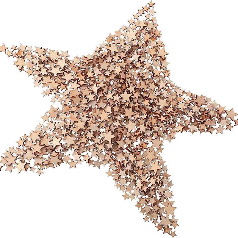 100-500Pcs Mini Wooden Stars B - огляд і ціна Oud Wood Chip