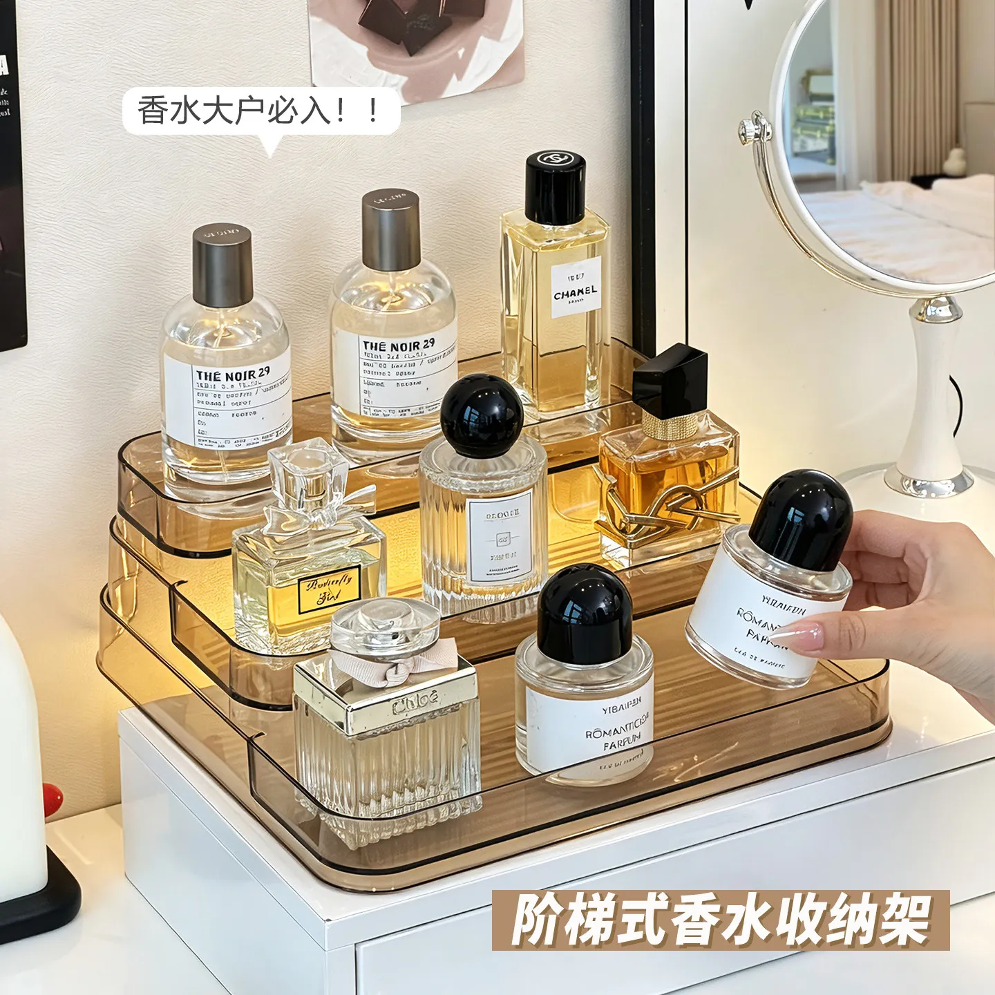 Fragrance Storage Rack Premium - огляд і ціна Perfume Fragrance Levels